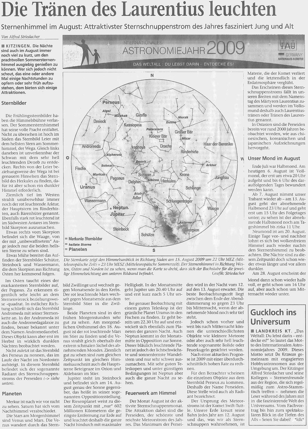 Die Kitzinger vom 06.08.2009