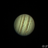 Jupiter geschärft
