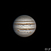 Jupiter ausgerichtet