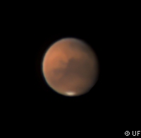 Mars geschärft und ausgerichtet