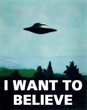 I WANT TO BELIEVE